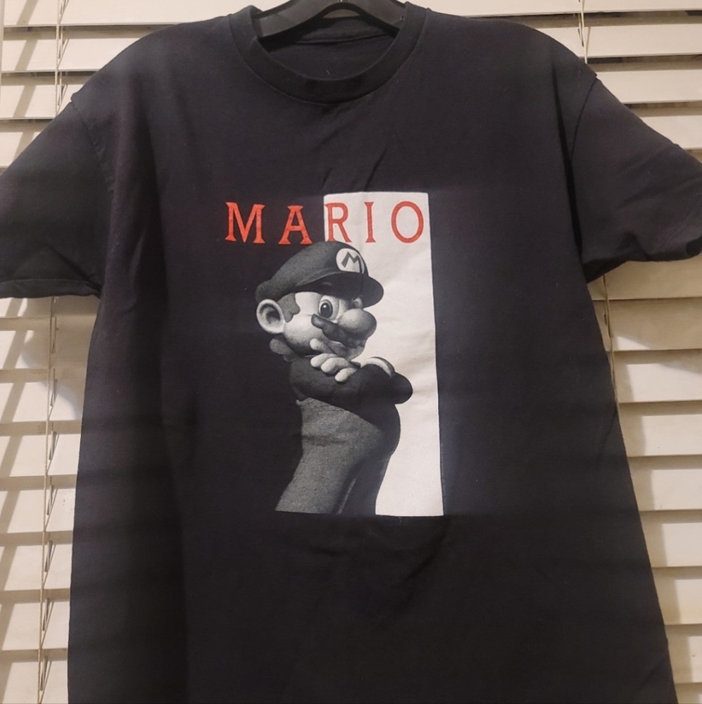 SUPER MARIO SCARFACE 2007 NINTENDO T-SHIRT TEE KIDS XL